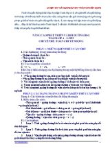 Tài liệu Nâng cao phát triển và bồi dưỡng học sinh giỏi Toán Lớp 4+5 - Chuyên đề Toán chuyển động